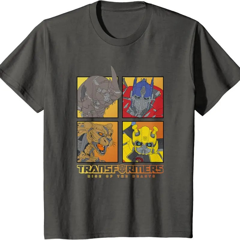 Transformers: Rise Of The Beasts Autobots Panels Group Shot T-Shirt Hoodie, Sweatshirt | TeeBloomCo.com