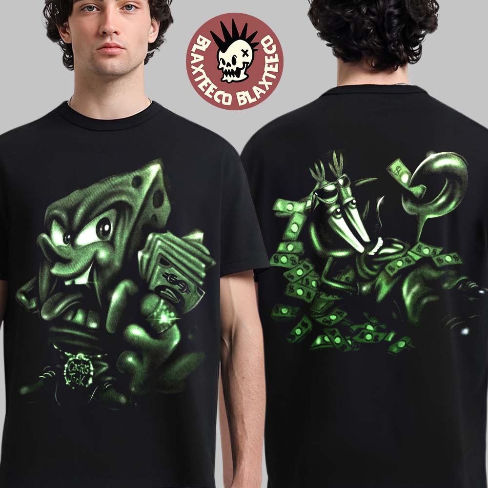 Travis Scott X Spongebob Mr Krabs T-Shirt