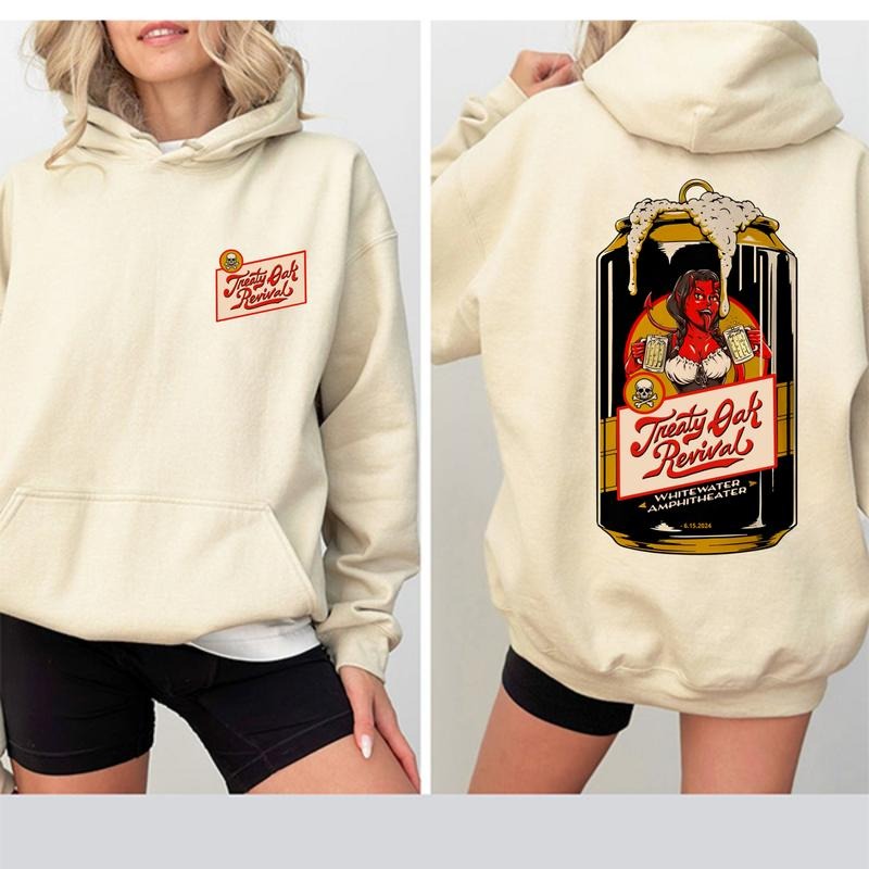 Treaty Oak Revival Tour In New Braunfels Classic T-Shirt Sweatshirt Hoodie, Whitewater Amphitheater | TeeBloomCo.com