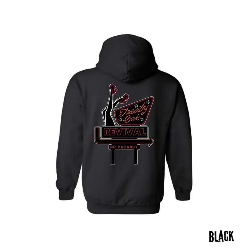 Treaty Oak Revival hoodie Sweatshirt TShirt - Retro Neon Sign-Inspired Design With Bold Graphics Menswear Sweaters Tops...