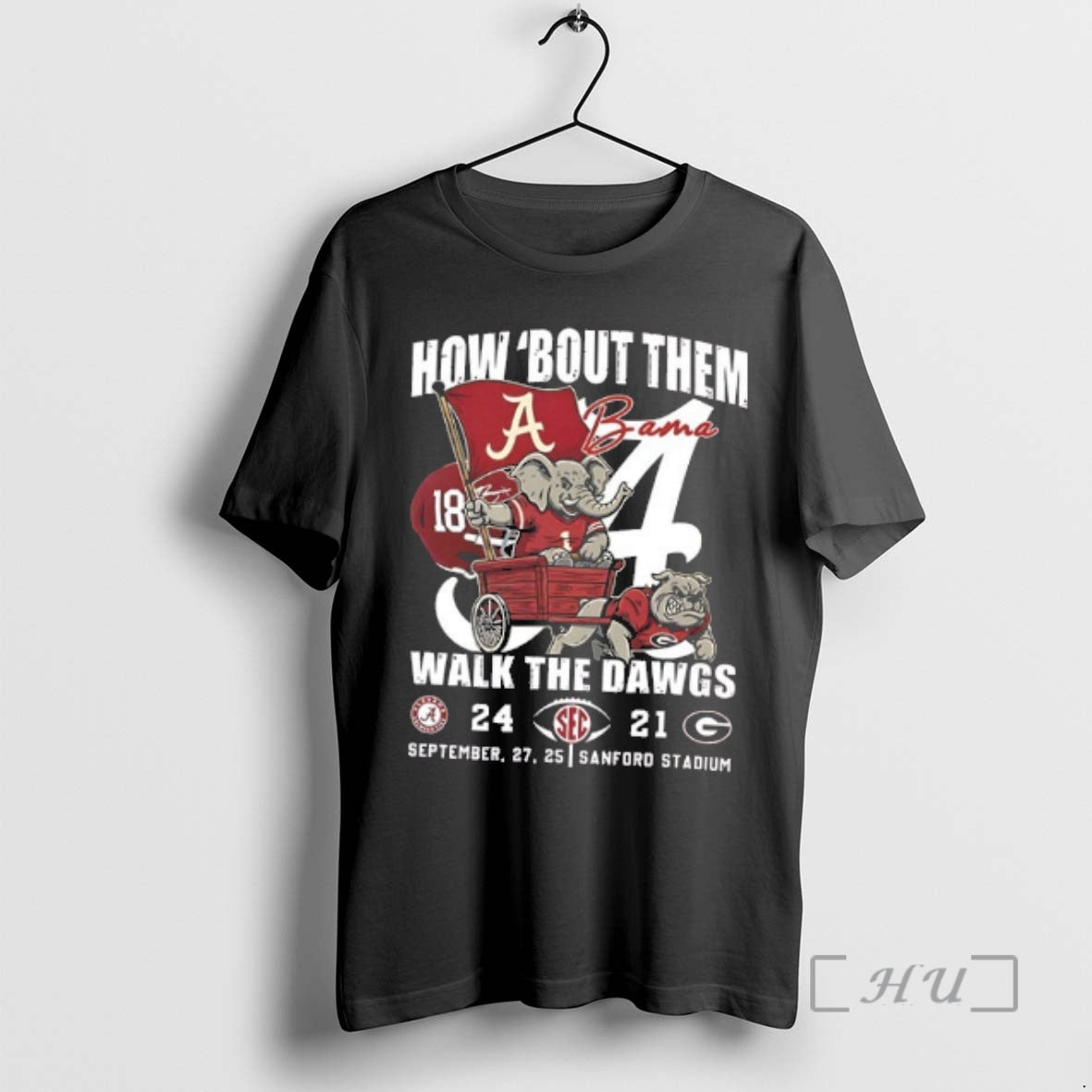 Trending Alabama 18 Beat Georgia 24 21 How Bout Them Walk The Dawgs 2025 T-Shirts, Hoodie, Sweatshirt | TeeBloomCo.com