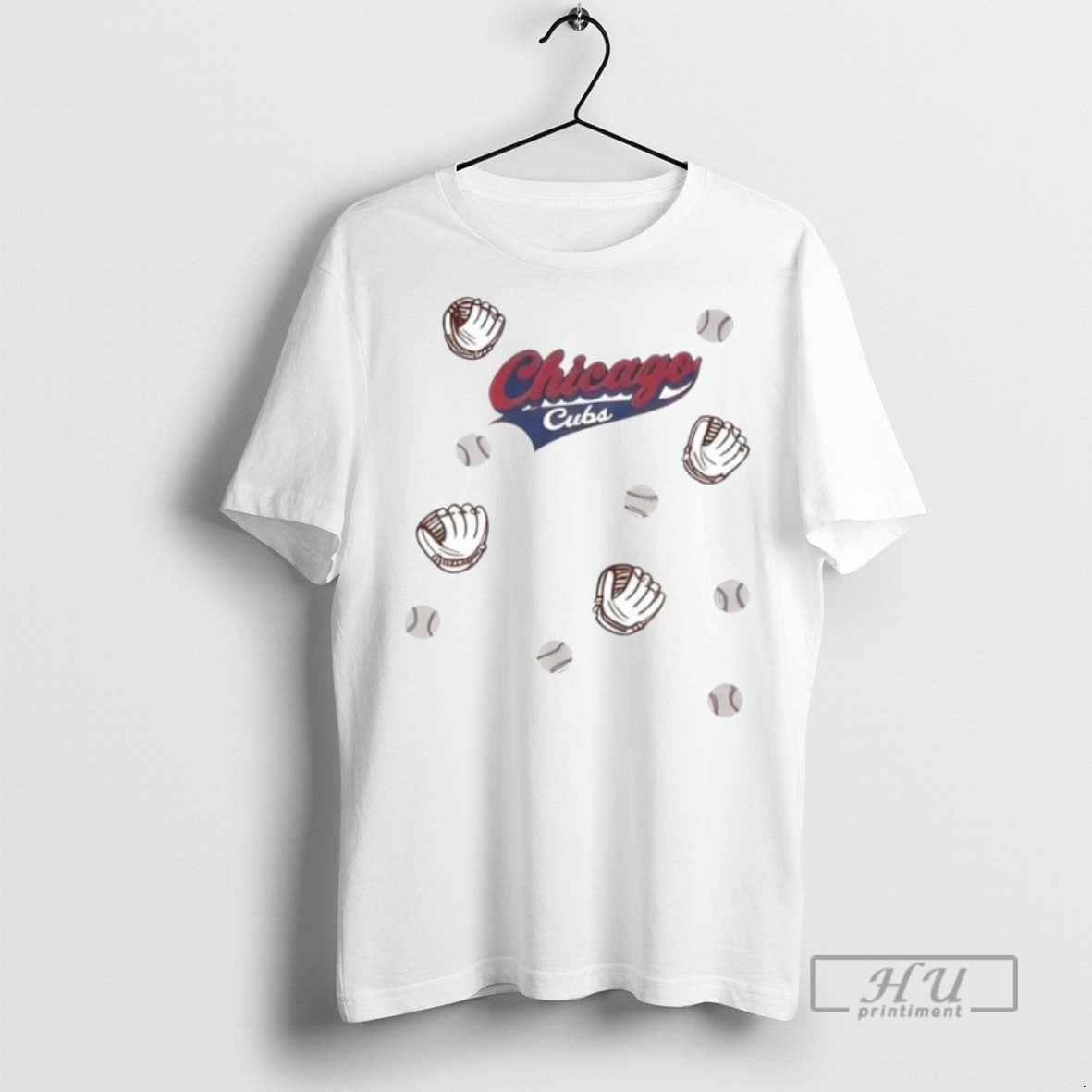 Trending Baseball Glove Chicago Cubs Ornaments Graphic Tee Shirts Sweatshirt Hoodies