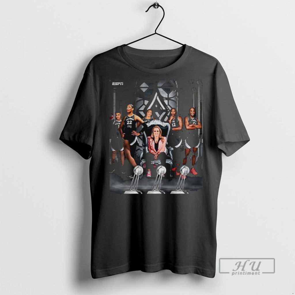 Trending Becky Hammon Aja Wilson And Chelsea Gray Las Vegas Aces Wnba 2025 Graphic Tee