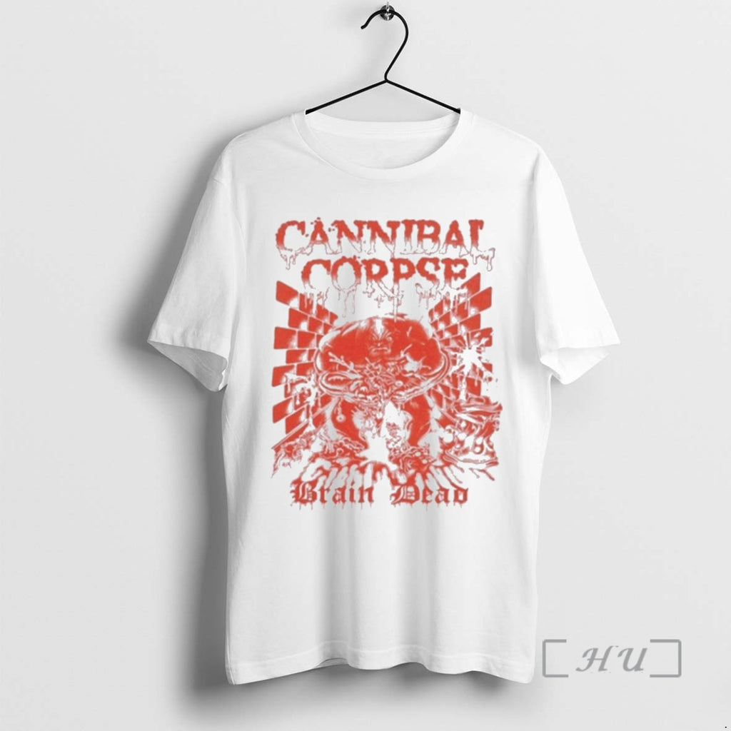 Trending Brain Dead X Cannibal Corpse Splatter Brain T-Shirts, Hoodie, Sweatshirt | TeeBloomCo.com