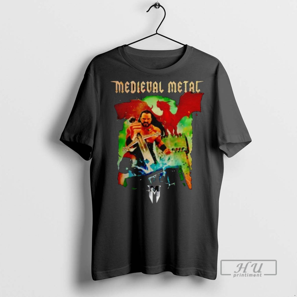 Trending Drew Mcintyre Medieval Metal Graphic Tee Shirts Sweatshirt Hoodies