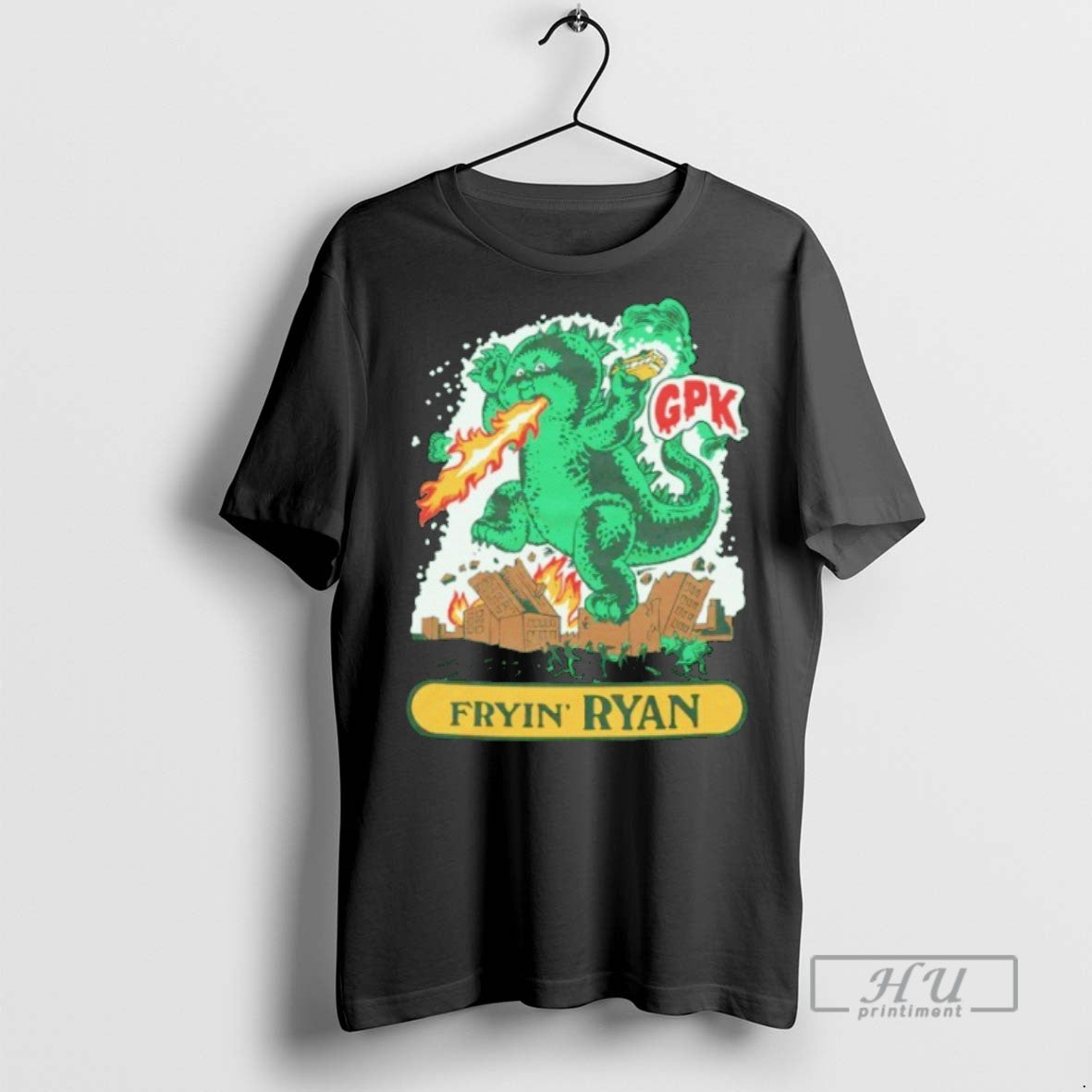 Trending Garbage Pail Kids Fryin Ryan Dragon Graphic Tee Shirts Sweatshirt Hoodies