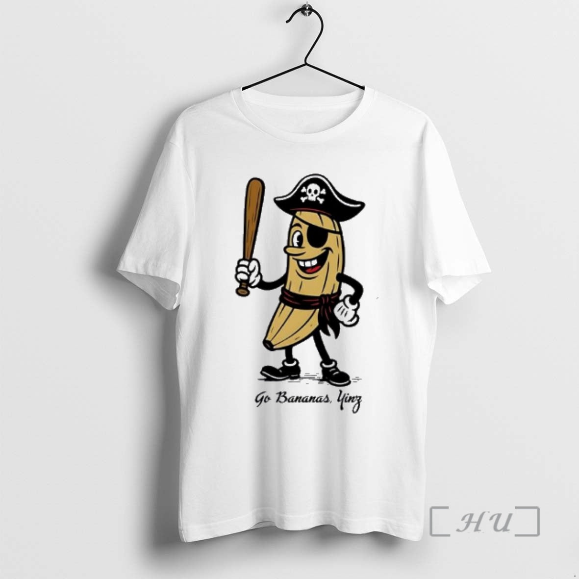 Trending Go Bananas Yinz Cute Funny Baseball T-Shirts, Hoodie, Sweatshirt | TeeBloomCo.com