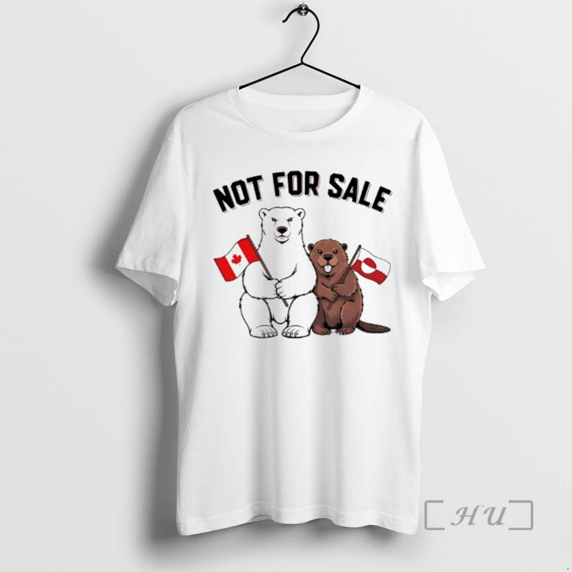 Trending Greenland Is Not For Sale Bear And Beaver T-Shirts, Hoodie, Sweatshirt | TeeBloomCo.com