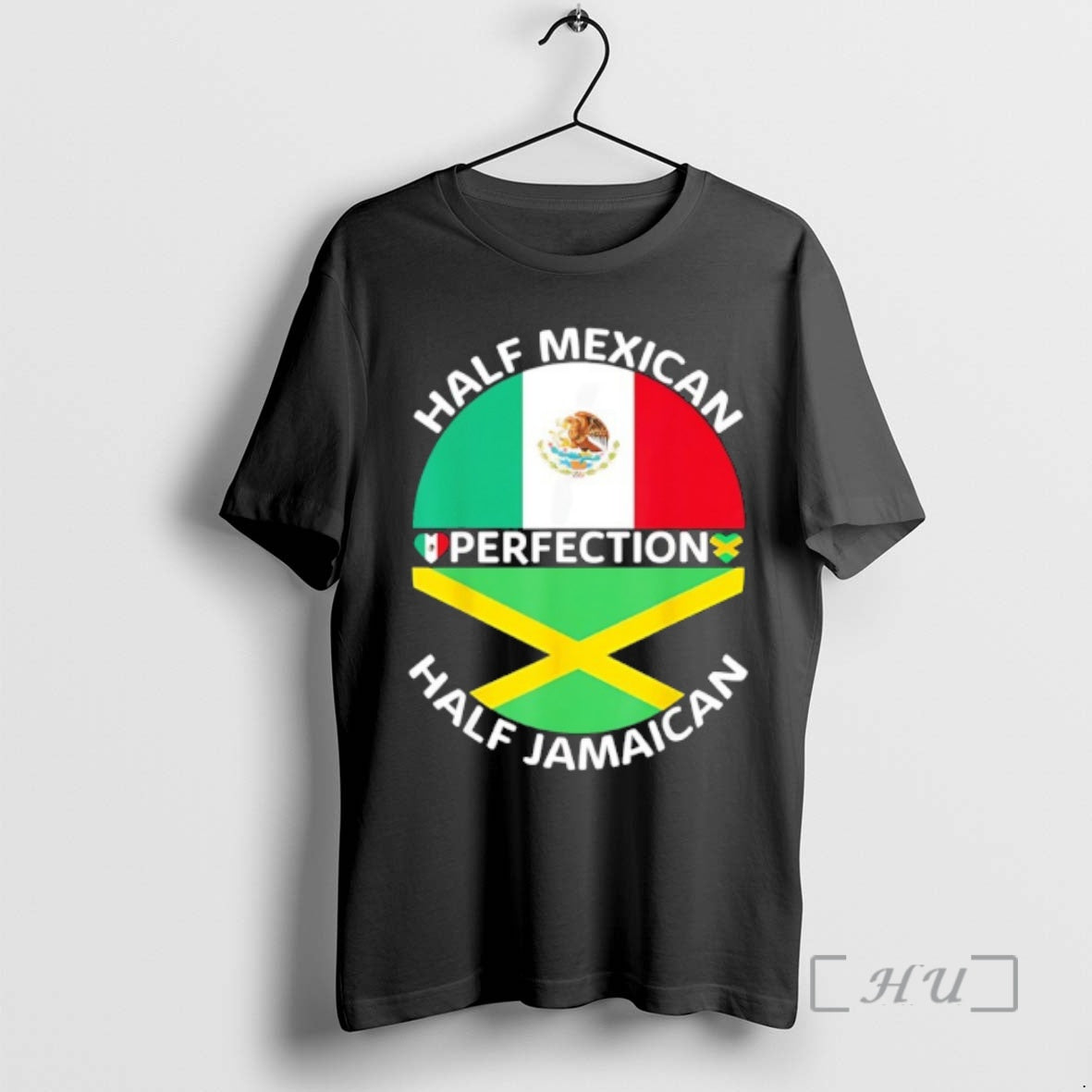 Trending Half Mexican Perfection Half Jamaican Flag T-Shirts, Hoodie, Sweatshirt | TeeBloomCo.com
