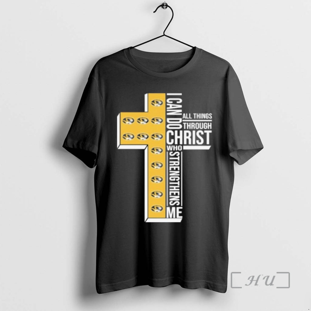 Trending I Can Do All Things Faith And Sports Mizzou Tigers College Basketball Premium T-Shirts, Hoodie, Sweatshirt