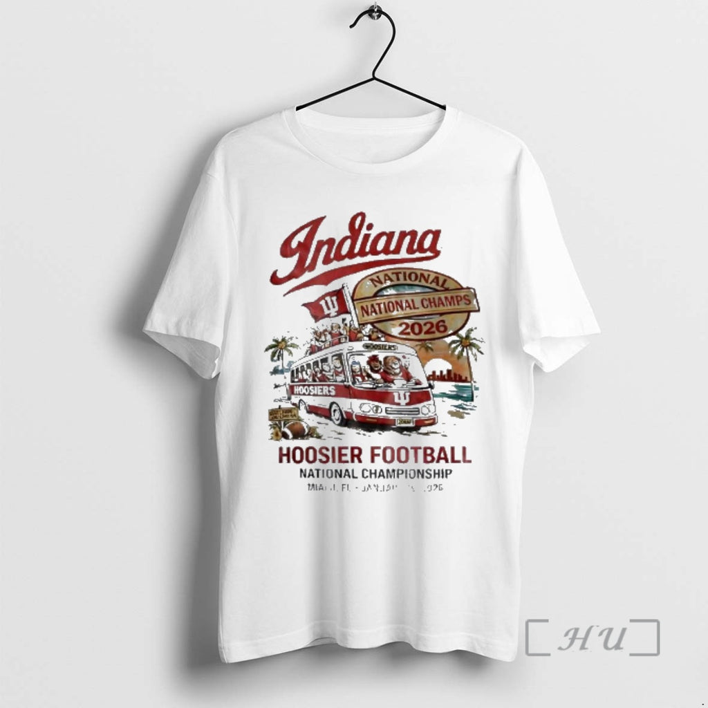 Trending Indiana Football Championship 2026 Go By Car T-Shirts, Hoodie, Sweatshirt | TeeBloomCo.com