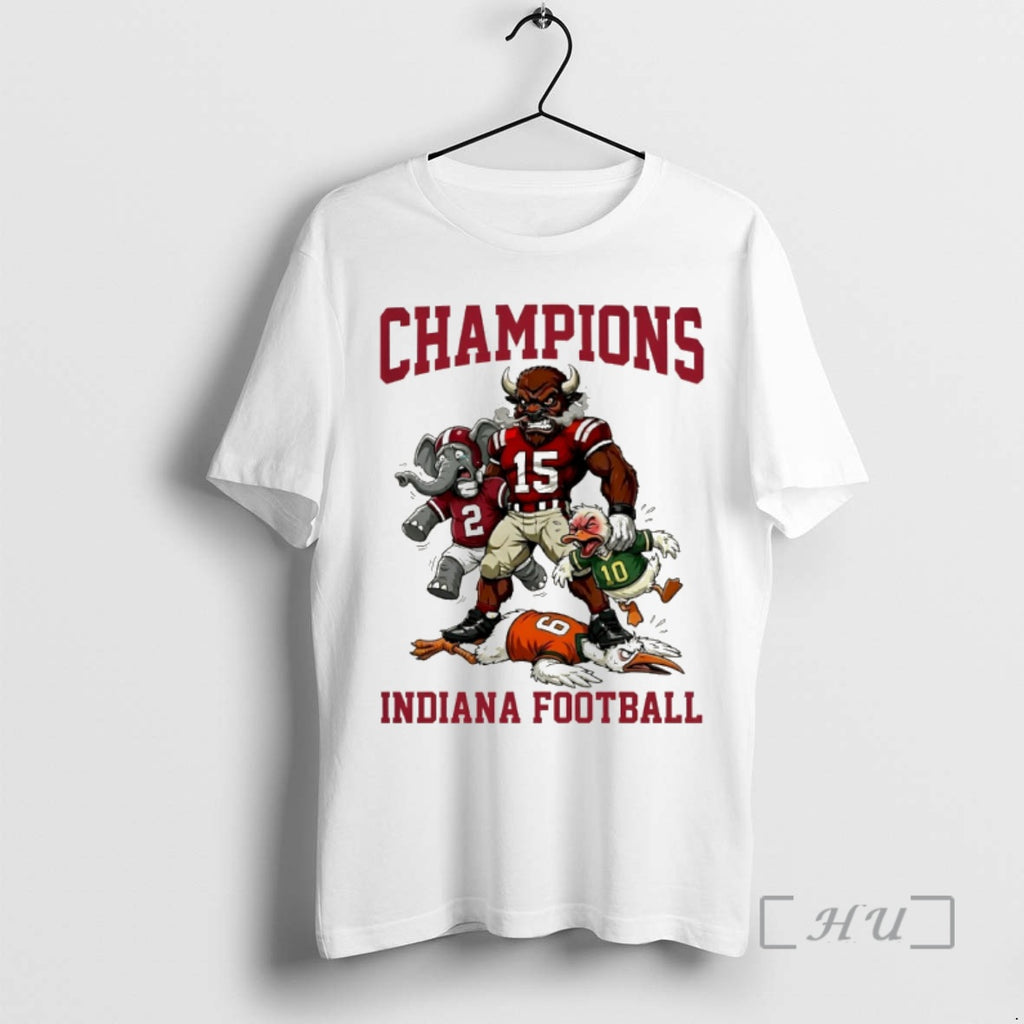 Trending Indiana Football Undefeated 2026 Champions College Football Playoffs T-Shirts, Hoodie, Sweatshirt | TeeBloomCo.com