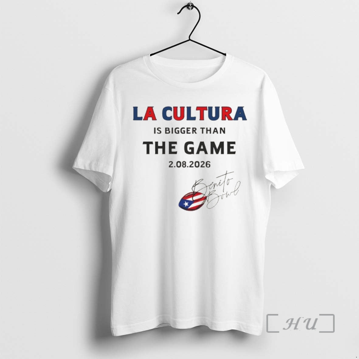 Trending La Cultura Is Bigger Than The Game 2 08 2026 Bad Bunny Benito Bowl T-Shirts, Hoodie, Sweatshirt | TeeBloomCo.com