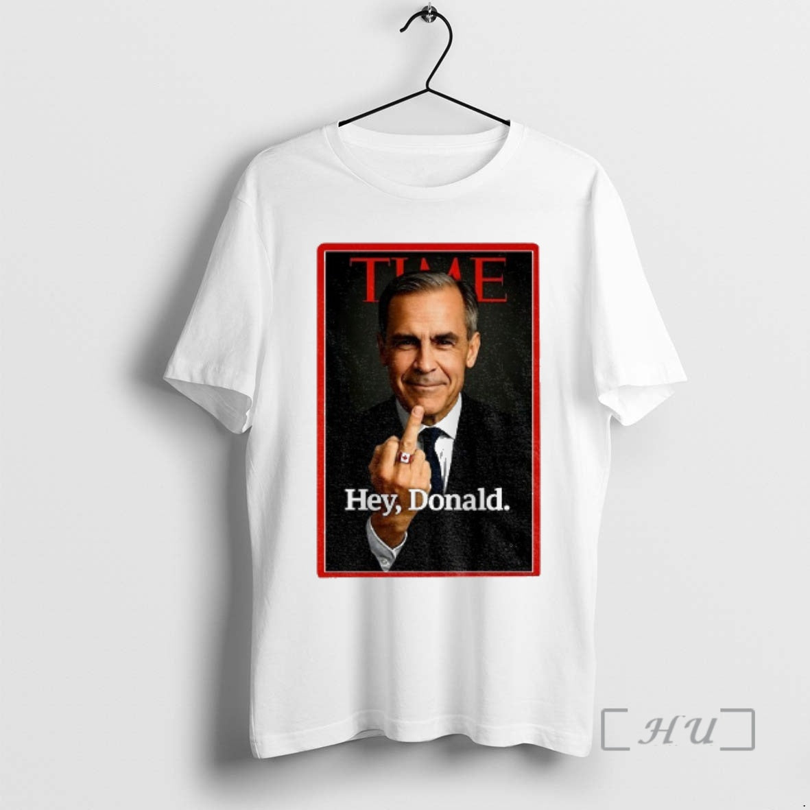 Trending Mark Carney Middle Finger Time Hey Donald T-Shirts, Hoodie, Sweatshirt | TeeBloomCo.com