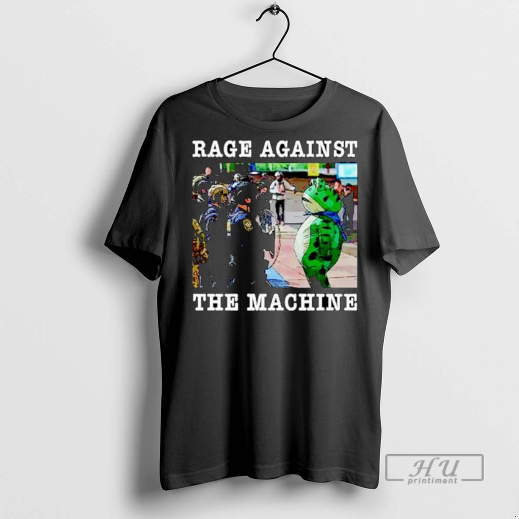 Trending Portland Frog Protest Rage Against The Machine Ornaments Graphic Tee Shirts Sweatshirt Hoodies