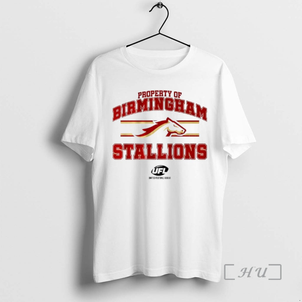 Trending Property Of Birmingham Stallions United Football League Logo T-Shirts, Hoodie, Sweatshirt | TeeBloomCo.com
