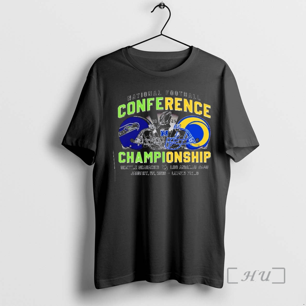 Trending Seahawks Vs Rams American Football Conference Championship 2025 T-Shirts, Hoodie, Sweatshirt | TeeBloomCo.com