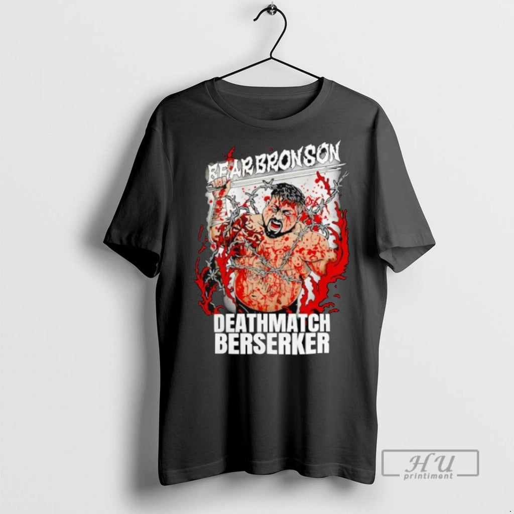 Trending Sei Ozawa Bear Bronson Deathmatch Berserker Graphic Tee Shirts Sweatshirt Hoodies