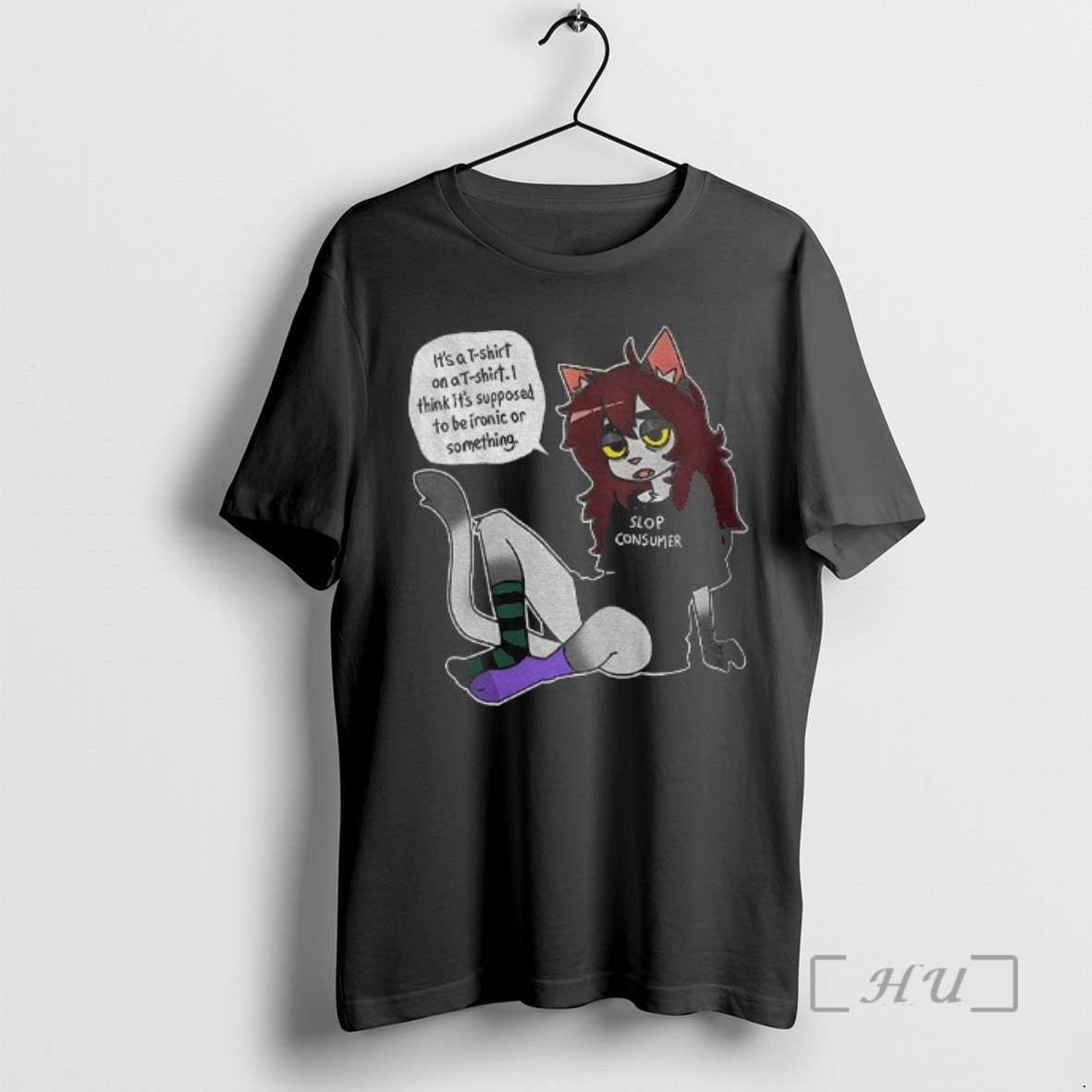 Trending Slop Consumer Its A On A I Think Its Supposed To Be Ironic Or T-Shirts, Hoodie, Sweatshirt | TeeBloomCo.com