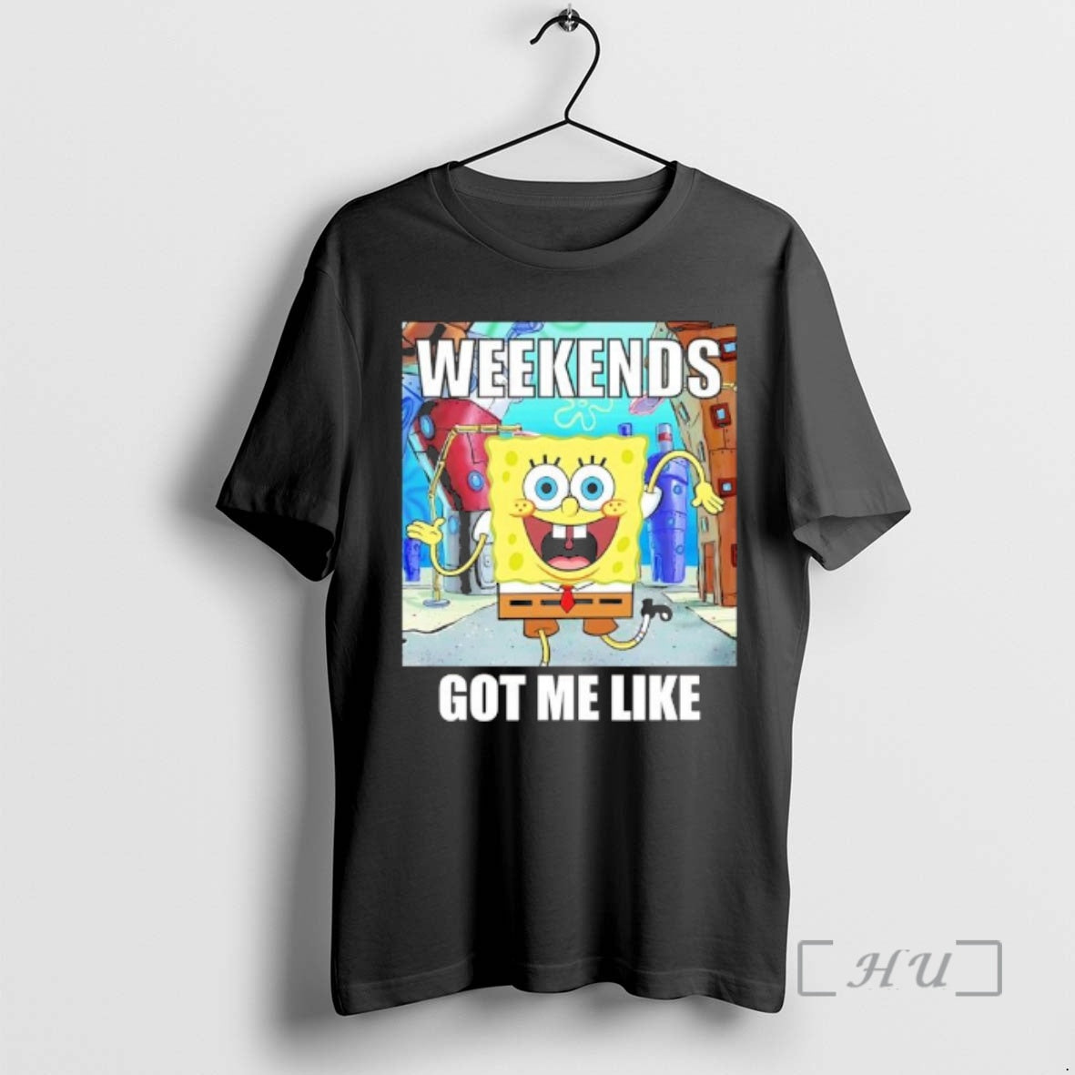 Trending Sponge Weekends Got Me Like T-Shirts, Hoodie, Sweatshirt | TeeBloomCo.com