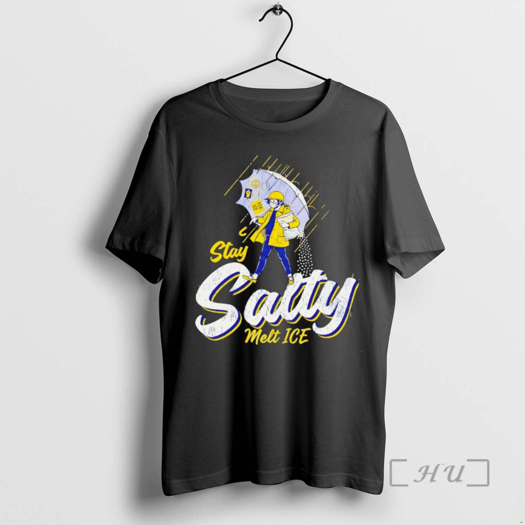 Trending Stay Salty Melt Ice Abolish Anti Trump Resistance Protest T-Shirts, Hoodie, Sweatshirt | TeeBloomCo.com
