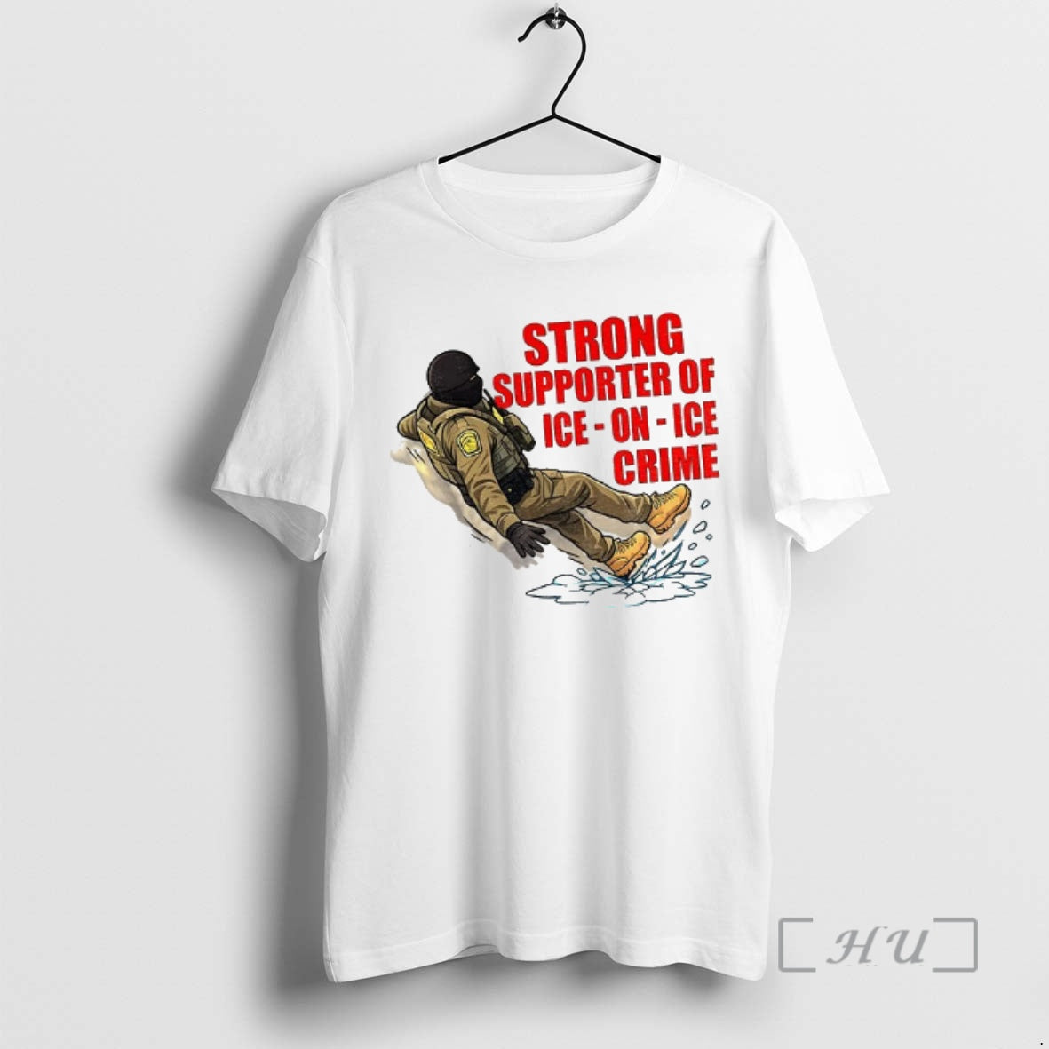 Trending Strong Supporter Of Ice On Ice Crime Anti Ice Snow Slip Premium T Shirts Hoodie, Sweatshirt | TeeBloomCo.com