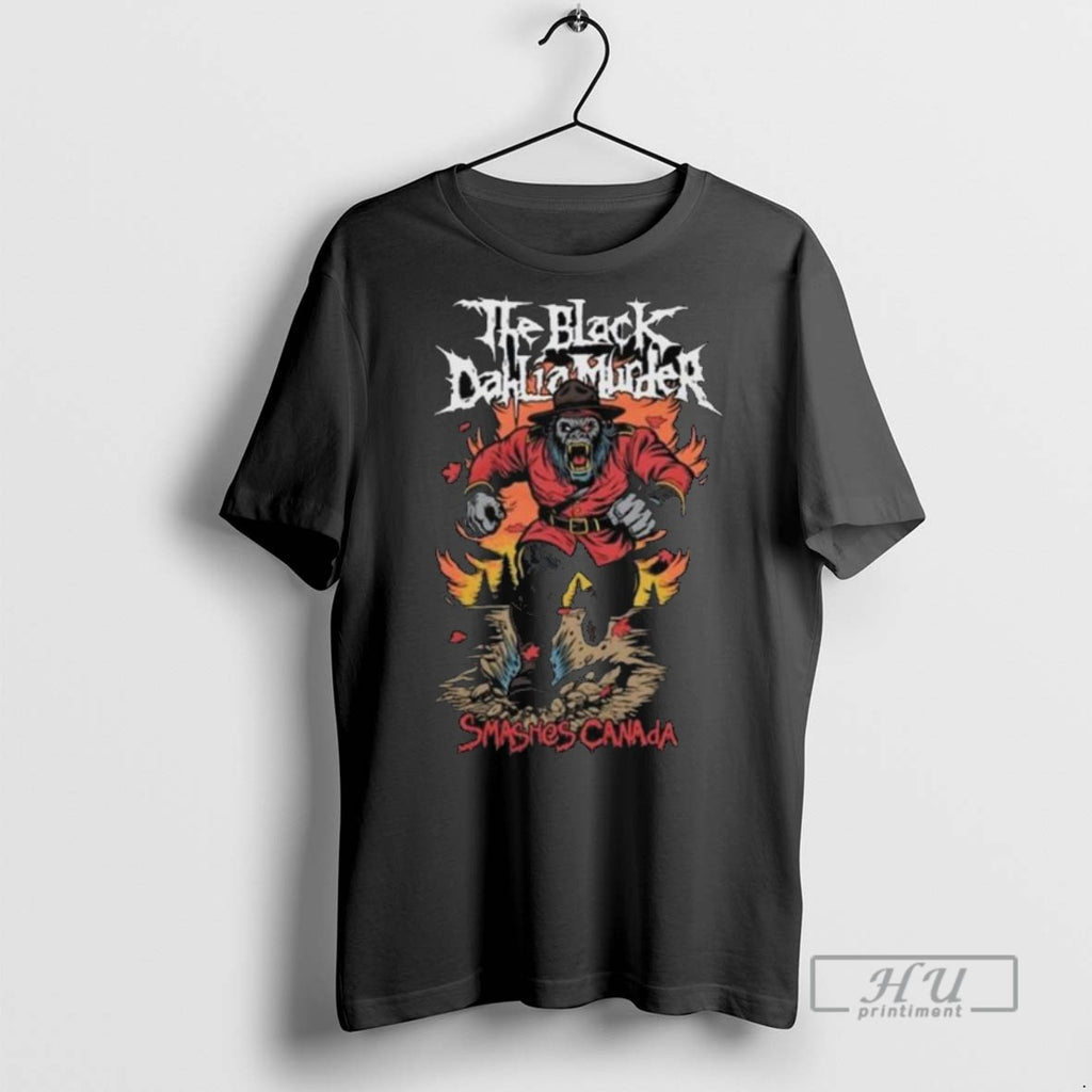 Trending The Black Dahlia Murder Smashes Canada 2025 Long Sleve Graphic Tee Shirts Sweatshirt Hoodies