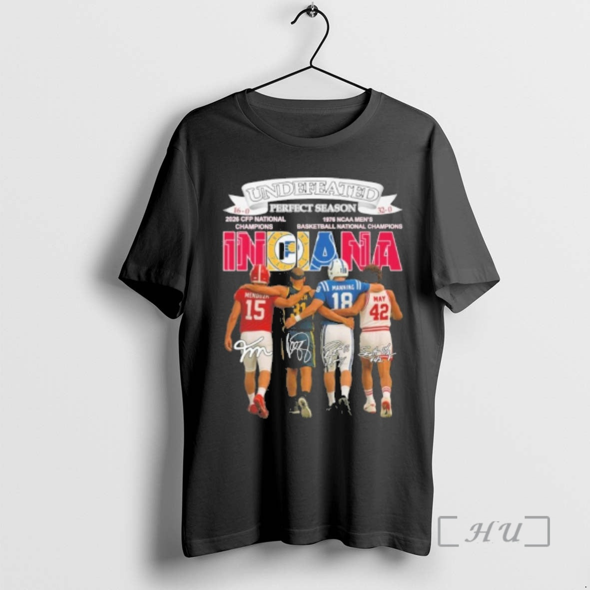 Trending Undefeated Perfect Season Indiana Player Signature T-Shirts, Hoodie, Sweatshirt | TeeBloomCo.com