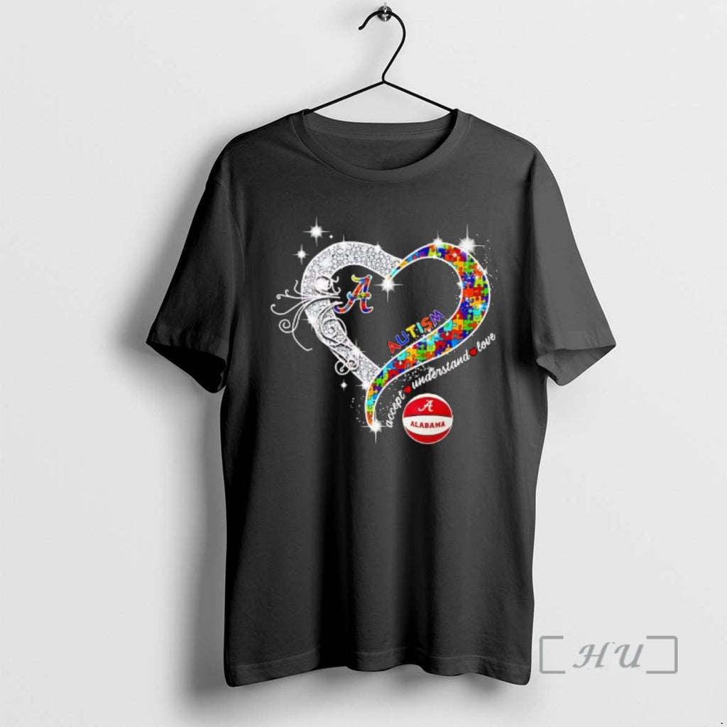 Trending University Of Alabama Autism Awareness Accept Understand Love T-Shirts, Hoodie, Sweatshirt | TeeBloomCo.com