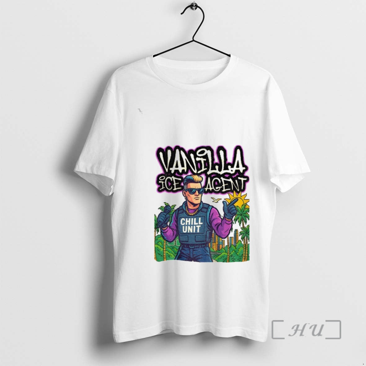 Trending Vanilla Ice Agent Chill Unit Meme Pop Culture Parody T-Shirts, Hoodie, Sweatshirt | TeeBloomCo.com