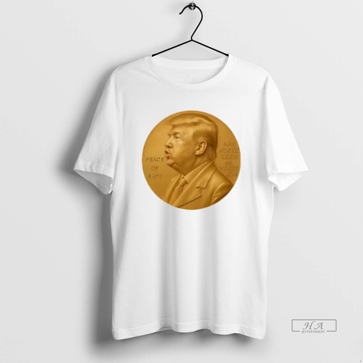 Trendy Donald Trump Piece Of Shit Gold Coins