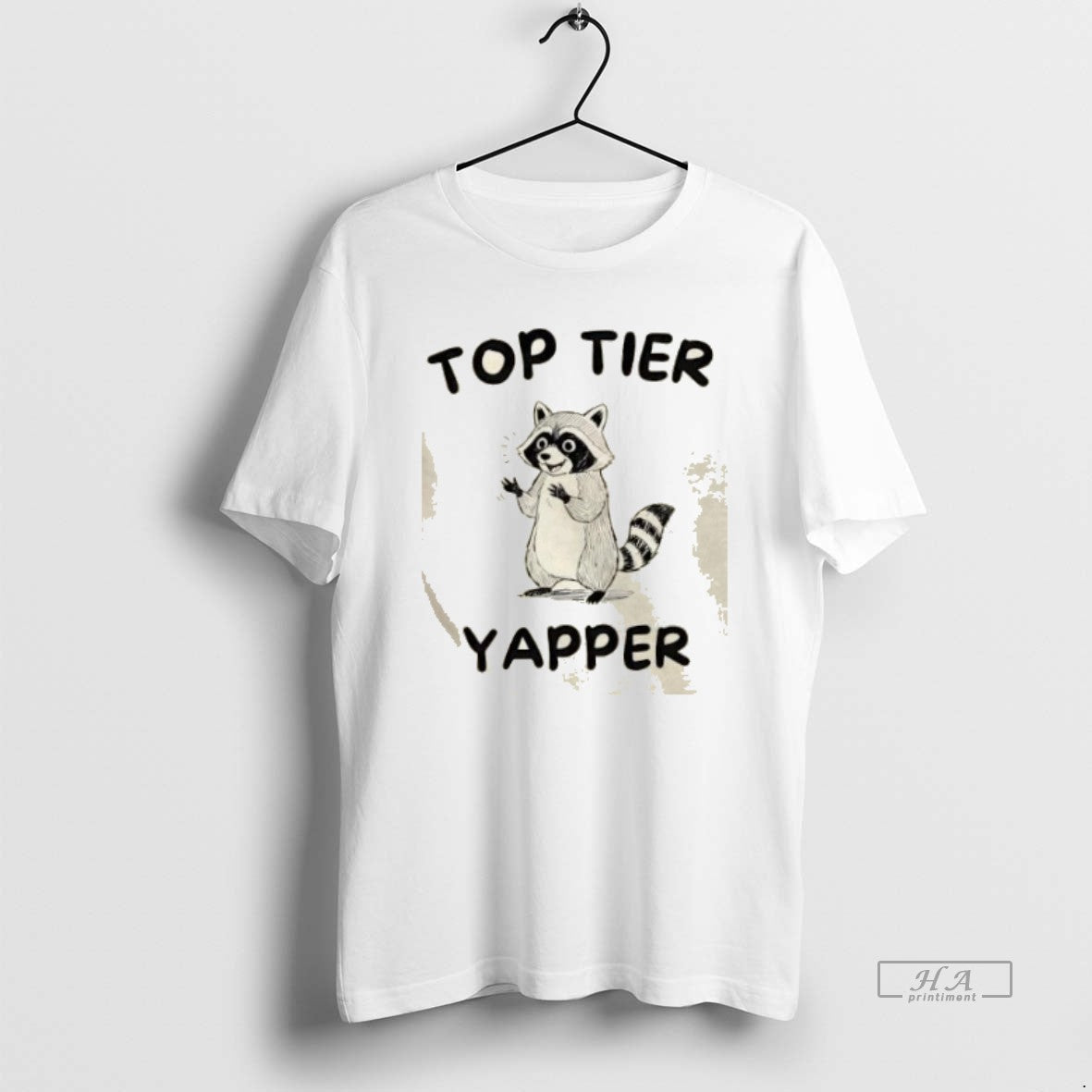 Trendy Raccoon Top Tier Yapper
