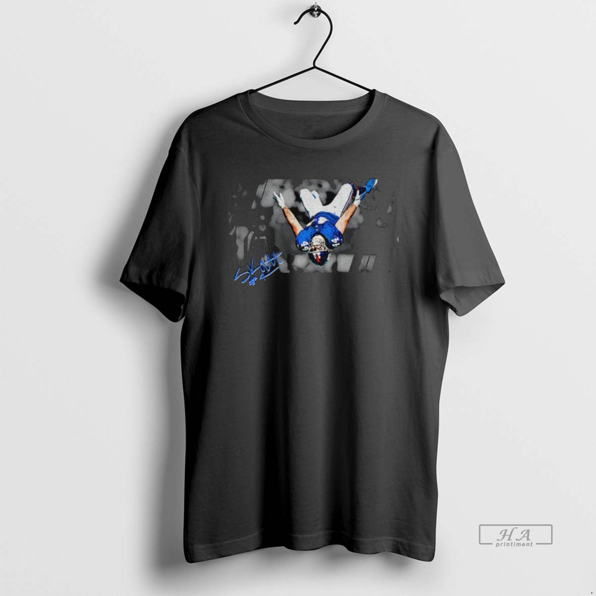 Trendy Retro New York Football Cam Skattebo Backflip Celebration Signature Vintage