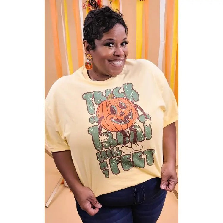 Trick or Treat Smell My Feet Graphic T-Shirt Hoodie, Sweatshirt | TeeBloomCo.com