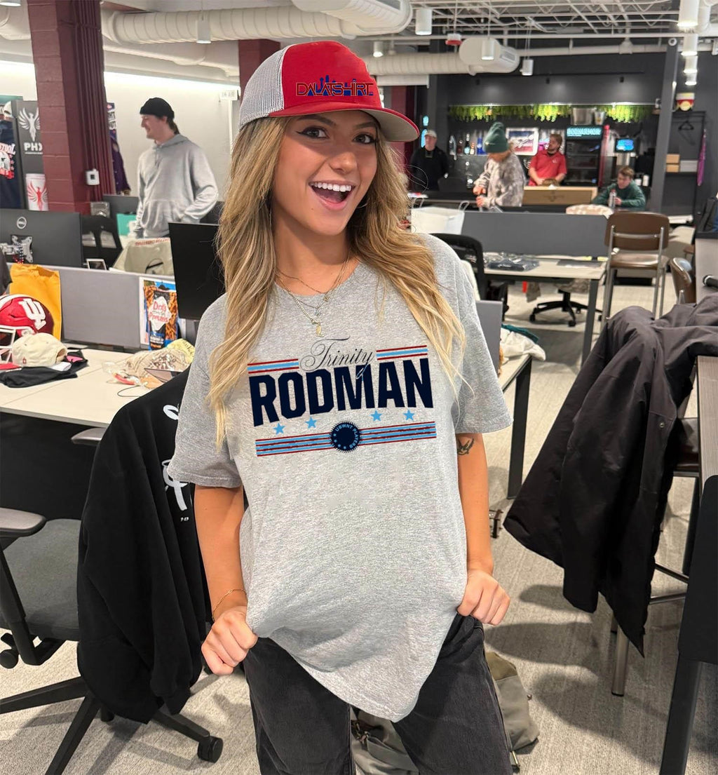 Trinity Rodman USWNT players soccer star typography shirt