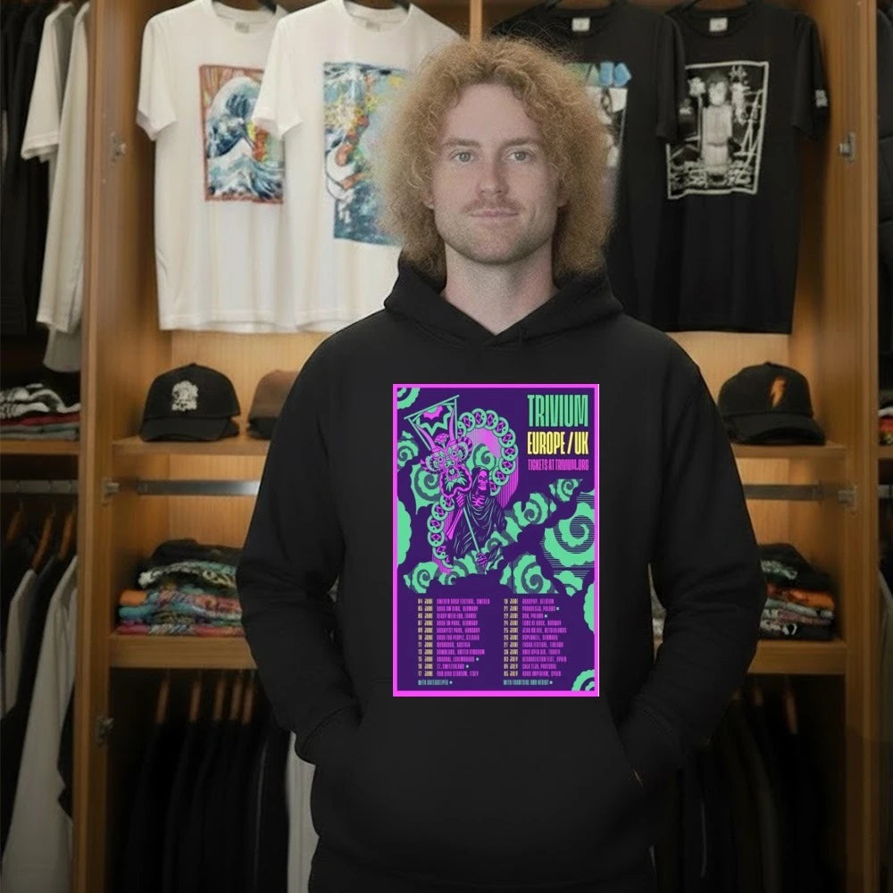 Trivium Live EU &amp; UK 2026 Poster Shirt