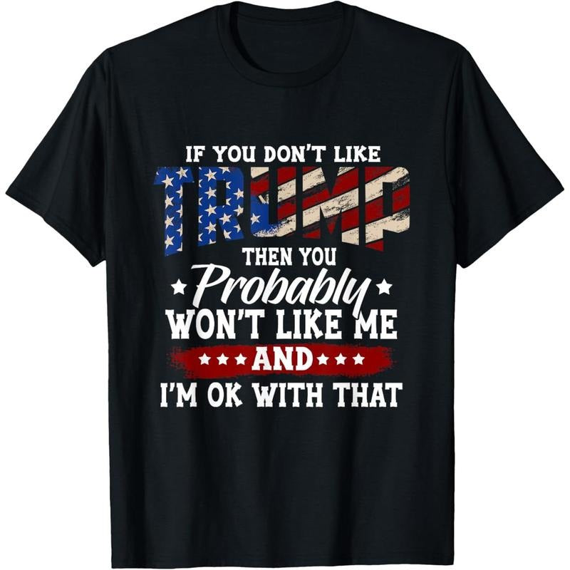 Trump 2024 American Flag 4th of July Trump 2024 T-Shirt made in usa Hoodie, Sweatshirt | TeeBloomCo.com