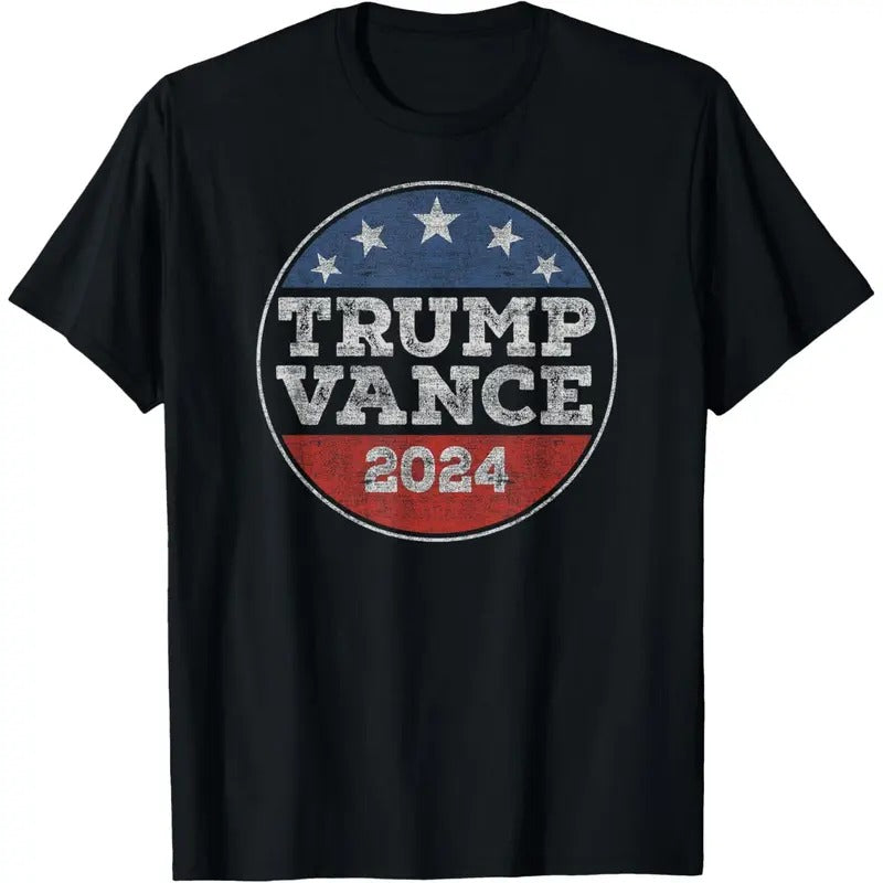 Trump 2024 Button Election for Republicans Trump Vance 2024 T-Shirt made in usa Hoodie, Sweatshirt | TeeBloomCo.com