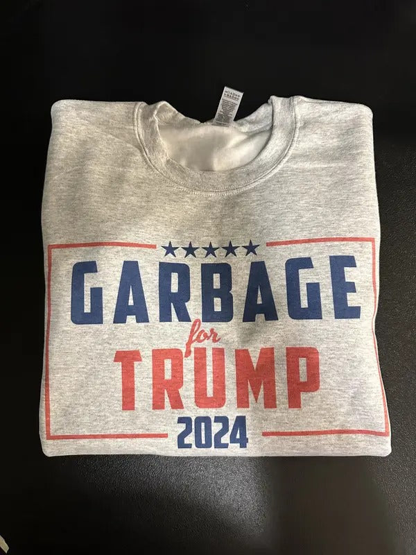 Trump 2024 Garbage T Shirt Hoodie Sweatshirt | TeeBloomCo.com