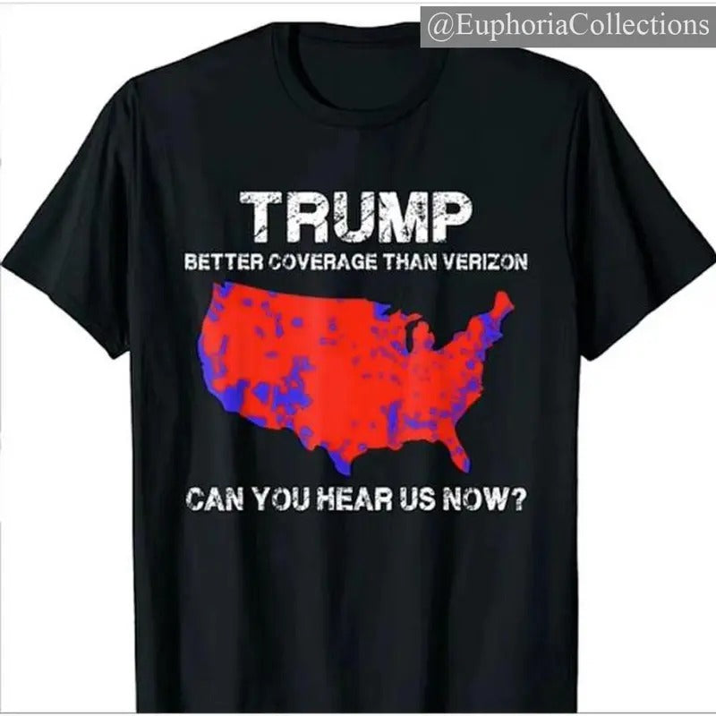 #Trump Better Than Verizon Shirt Unisex Cotton Menswear , Global Trending Outfits Hoodie, Sweatshirt | TeeBloomCo.com