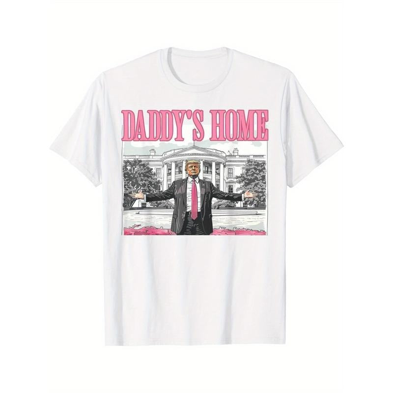 Trump Daddys Home White House 2024 T-Shirt made in usa Hoodie, Sweatshirt | TeeBloomCo.com