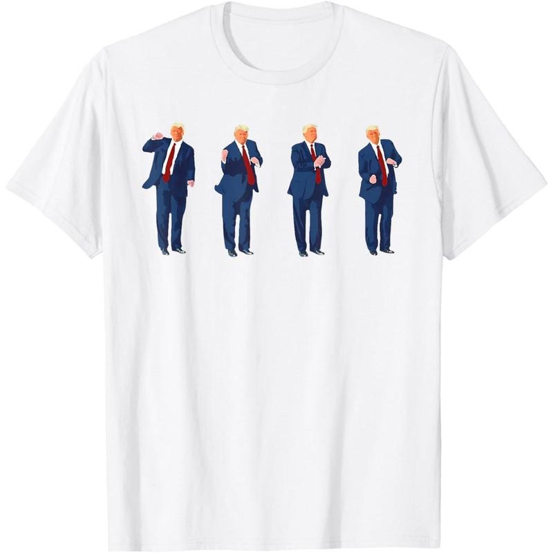 Trump Dance Funny Pro Trump 2024 Vote Trump President MAGA T-Shirt made in usa Hoodie, Sweatshirt | TeeBloomCo.com
