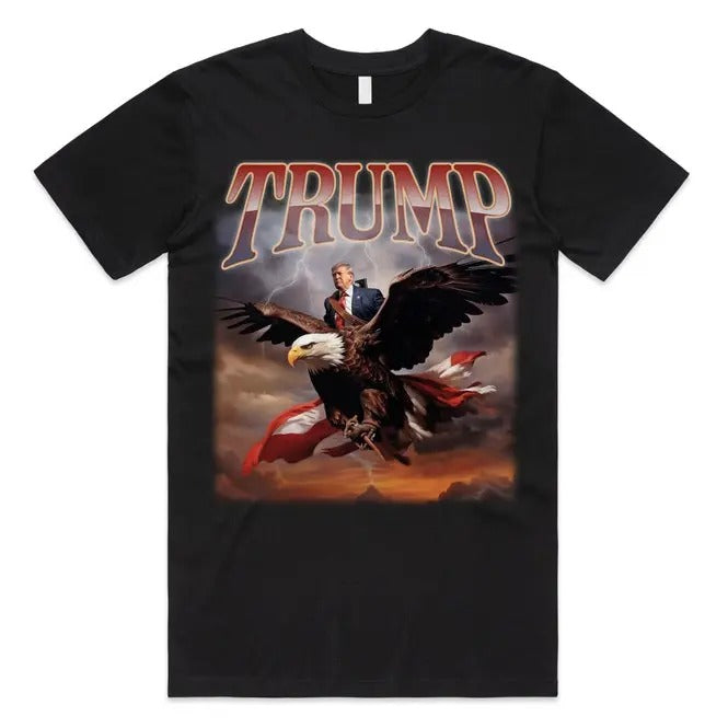 Trump Eagle T-Shirt Tee Top USA President Icon 2024 Election Vote Republican  sweater and hoodie Sweatshirt | TeeBloomCo.com