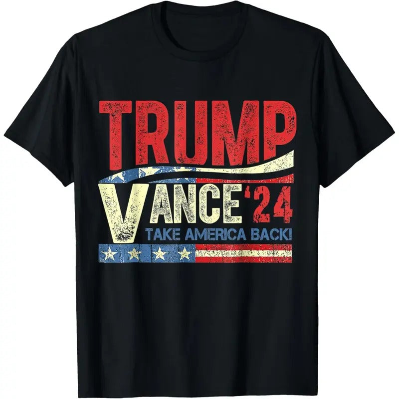 Trump Vance '24 Vintage 2024 T-Shirt made in usa Hoodie, Sweatshirt | TeeBloomCo.com