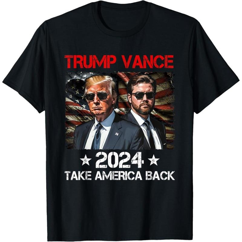 Trump Vance 2024 Donald Trump J.D. Vance Take America Back T-Shirt made in usa Hoodie, Sweatshirt | TeeBloomCo.com