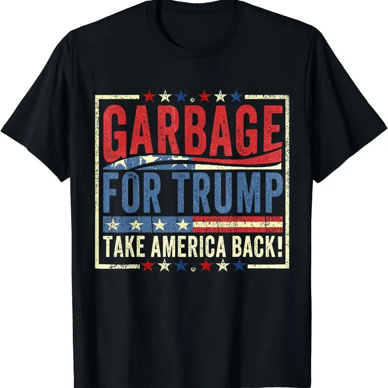 Trump Vance 2024 Proud to be Garbage Presidential Election T-Shirt Clothing Cotton Hoodie, Sweatshirt | TeeBloomCo.com