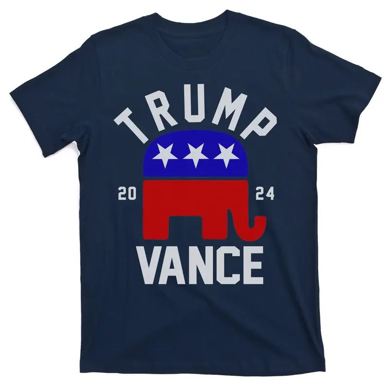 Trump Vance 2024 Republican Election Vote T-Shirt Hoodie, Sweatshirt | TeeBloomCo.com