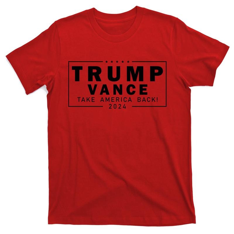 Trump Vance 2024 Take America Back Blackout Logo T-Shirt Hoodie, Sweatshirt | TeeBloomCo.com