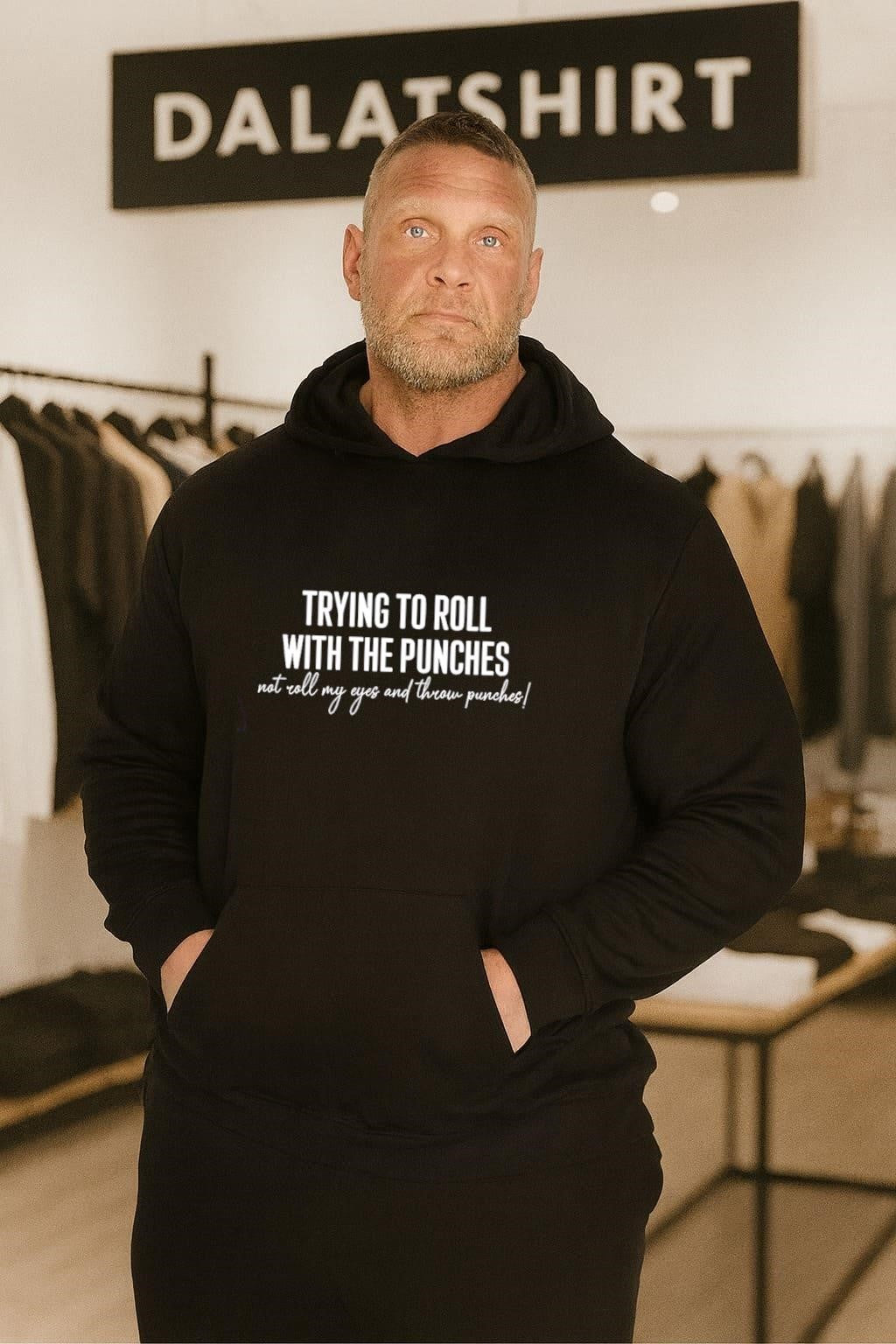 Trying To Roll With The Punches Not Roll My Eyes shirt