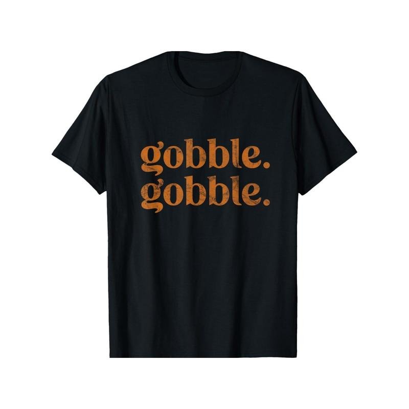 Turkey Trot Thanksgiving Day Gift Funny Gobble Gobble T-Shirt Made in USA Hoodie, Sweatshirt | TeeBloomCo.com